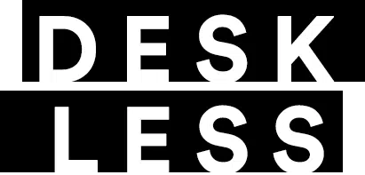 Deskless Logo schwarz-weiß